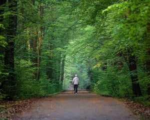 Nordic Walking mezítlábas cipőkkel 