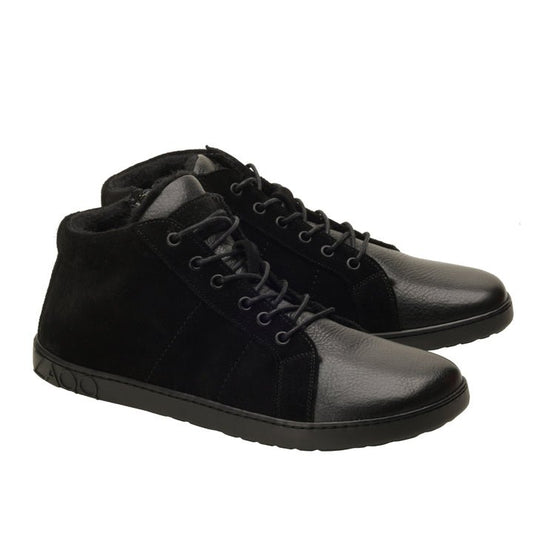 QORE Mid Winter Black - ZAQQ Barfußschuhe